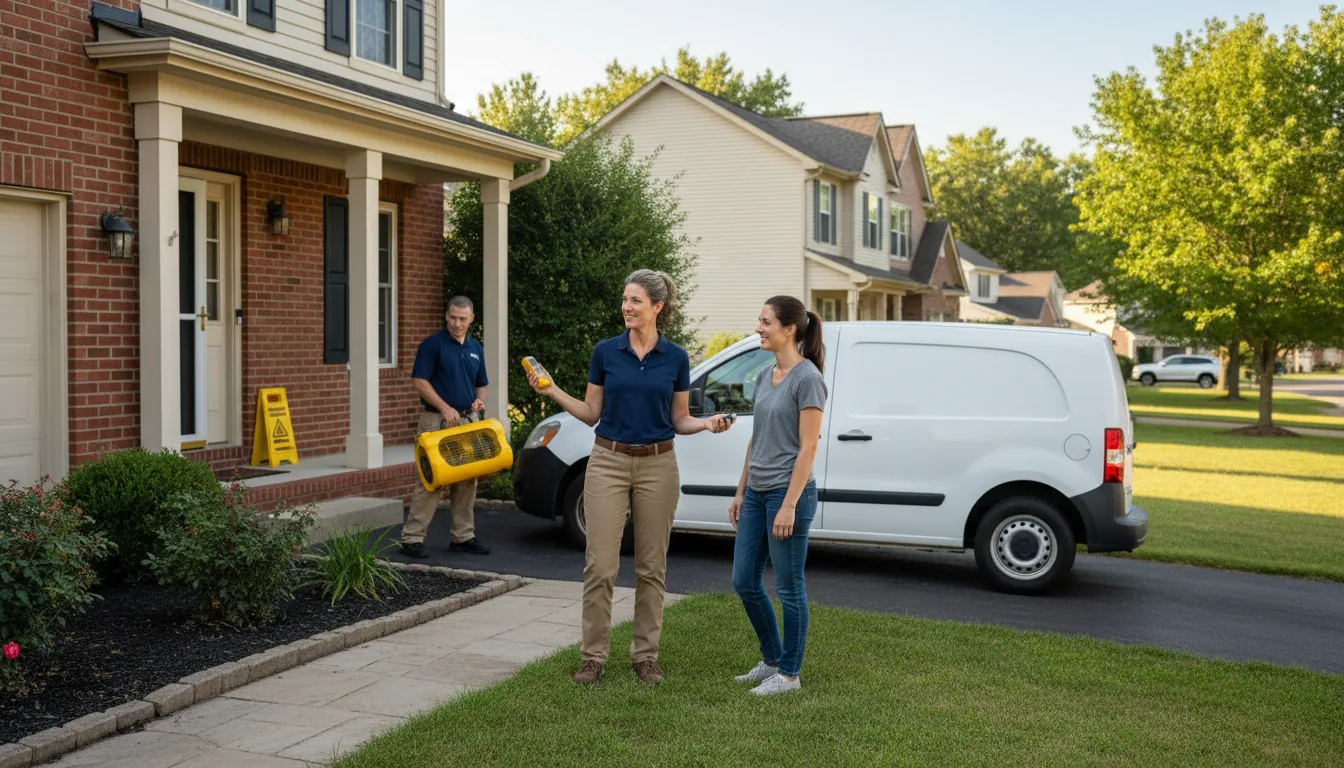 Residential water damage restoration in Cheyenne Wells, CO